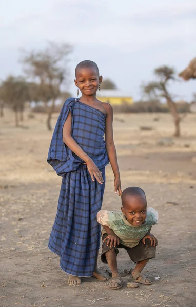 Arusha Tansania September 2017 Porträt Einer Jungen Massai Dame — Stockfoto