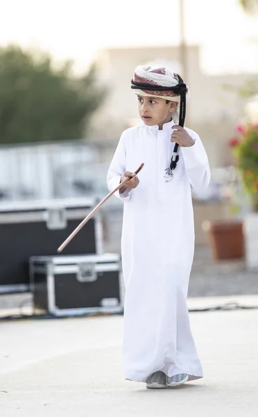Ain Verenigde Arabische Emiraten November 2019 Emirati Mannen Hun Traditionele — Stockfoto