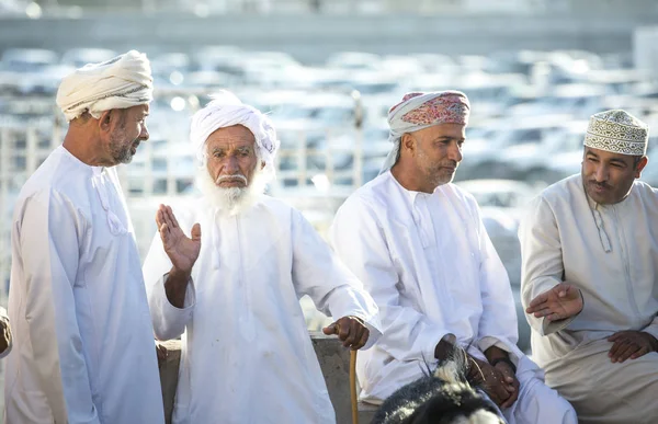 Nizwa Omán Prosinec 2015 Omani Starém Kozím Trhu Nizwě — Stock fotografie