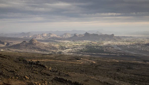 Malerische Landschaft Der Hajjar Berge Oman — Stockfoto