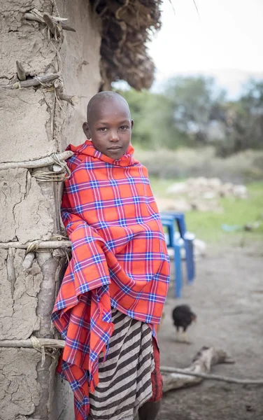 Maipo Tansania Juni 2019 Junger Massai Mann Ruht Sich Vor — Stockfoto