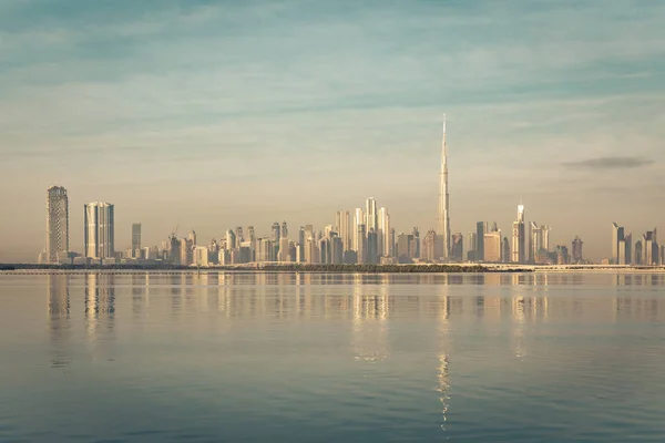 Dubai United Arab Emirates Грудня 2019 Світанок Від Порту Дубай — стокове фото