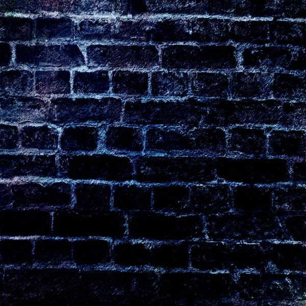 Blue brick wall background texture vintage — Stock Photo, Image