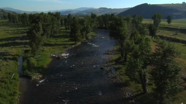 Vídeo del paisaje fluvial — Vídeo de stock