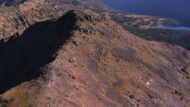 Sombra montaña paisaje — Vídeo de stock