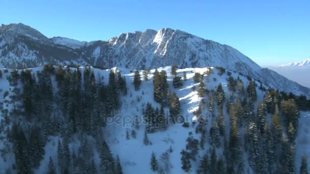 Vídeo de montanhas nevadas — Vídeo de Stock