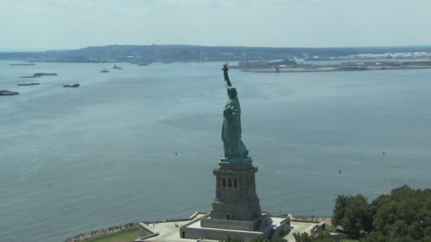 Statue of liberty — Stock Video