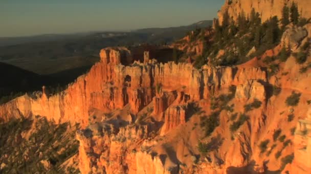 Video of striated cliffs — Stock Video