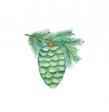 Noel oyuncak ve Ladin şube.