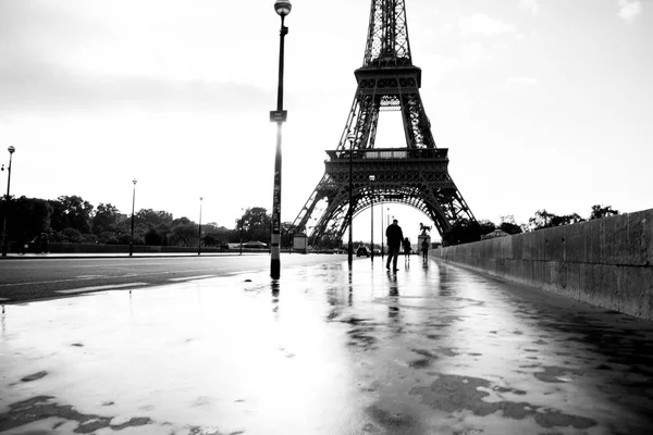 Stad Parijs Met Eiffeltoren — Stockfoto