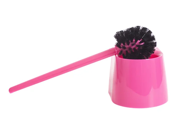 Brosse de toilette rose — Photo