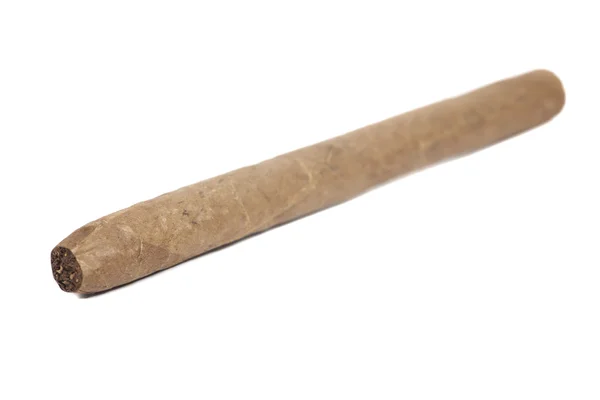 Кубинська сигара ізольована на білому тлі — стокове фото