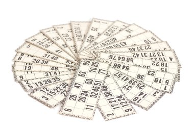 Rus loto (bingo oyunu için kartları) 