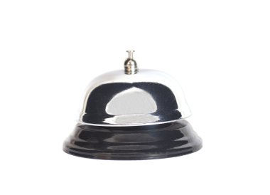 hizmet bell üzerinde beyaz izole