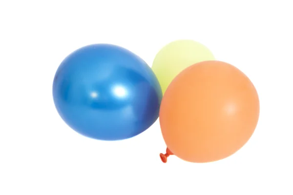 Барвисті кульки ізольовані на білому — стокове фото