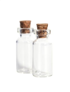 Cork Kapaklı cam şişeler