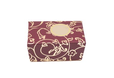 hediye kutusu beyaz üzerinde izole