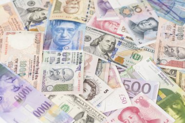 Uluslararası para birimi para arka plan