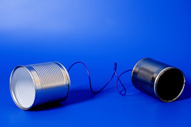 teneke kutu phone.communication kavramı
