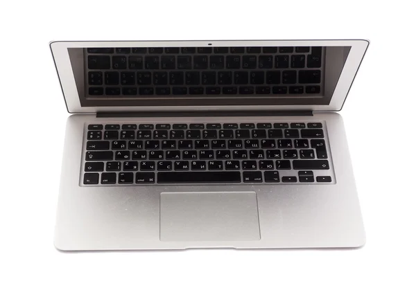 Laptop abierto aislado en blanco —  Fotos de Stock