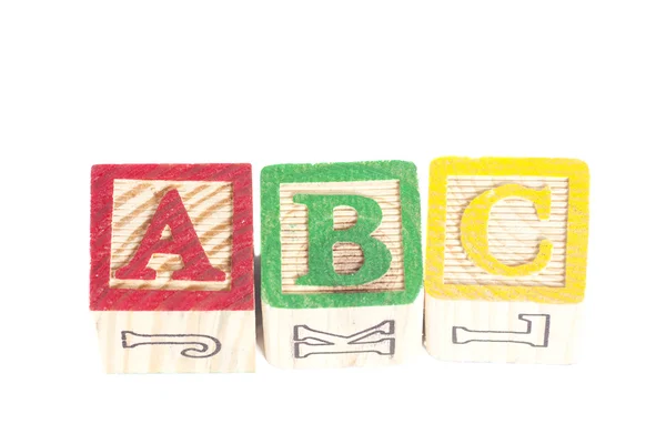 Lettres Blocs ABC — Photo