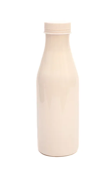 Bottle of milk on white background — Stock Photo, Image