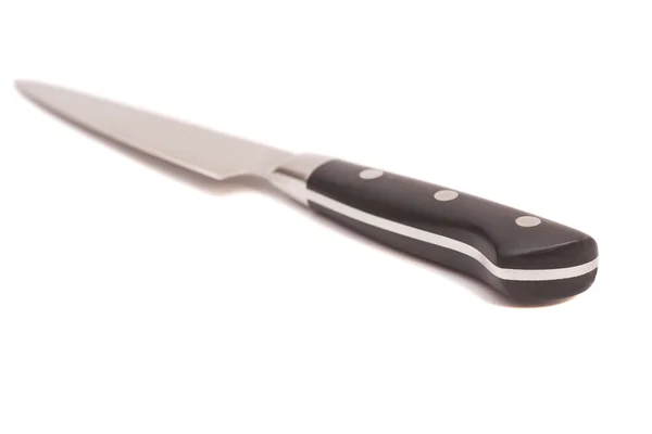 Cuchillo de cocina aislado sobre fondo blanco — Foto de Stock