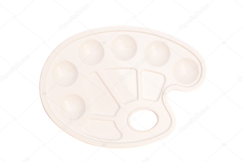 plastic art palette