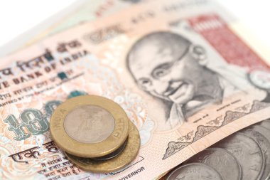 Hint para birimi Rupisi banknot ve madeni paraların