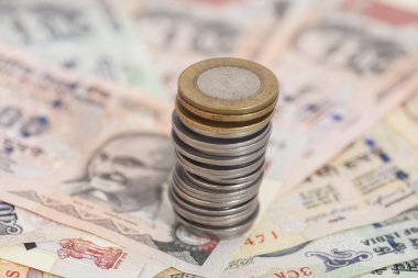 Hint para birimi Rupisi banknot ve madeni paraların