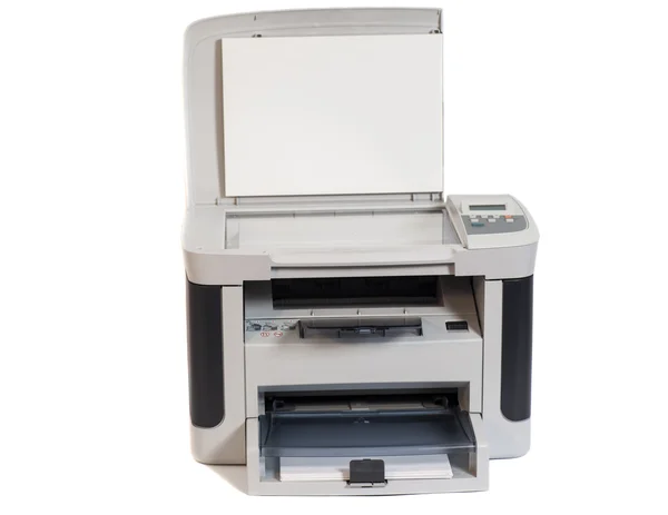Impresora aislada sobre fondo blanco — Foto de Stock