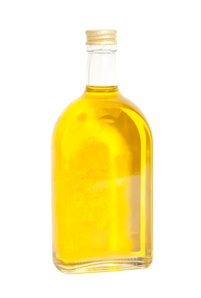 Olej ve skleněné lahvičce — Stock fotografie
