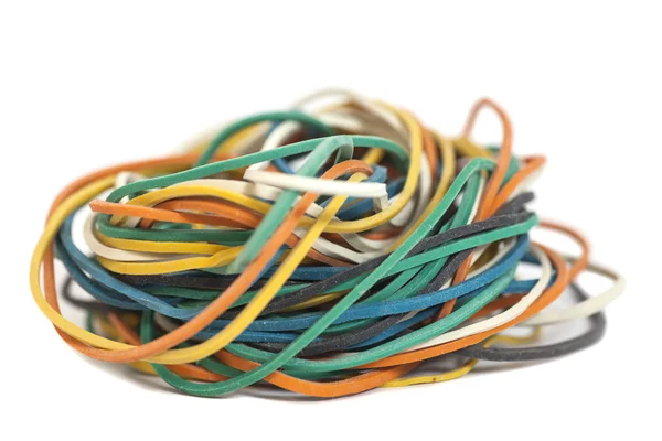 Colored rubber bands — Stock Photo, Image