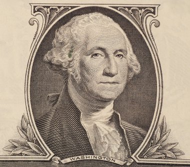 ABD 'nin ilk başkanı George Washington' ın portresi