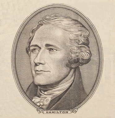ABD Başkanı Alexander Hamilton portresi 