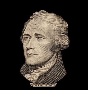 ABD Başkanı Alexander Hamilton portresi 