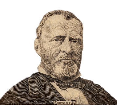 ABD Başkanı Ulysses S. Grant portresi