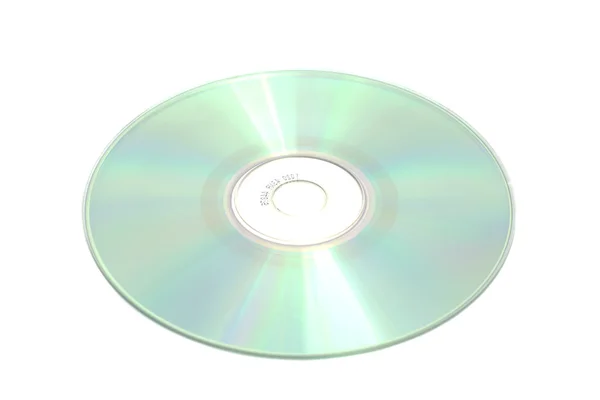 白い背景に隔離されたCD — ストック写真