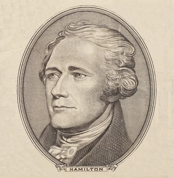 Portret van Alexander Hamilton, de Voorzitter van de V.S. — Stockfoto