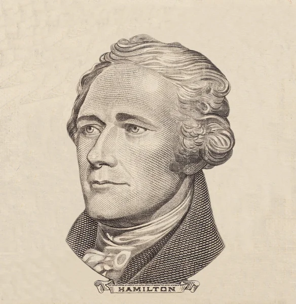 Portret van Alexander Hamilton, de Voorzitter van de V.S. — Stockfoto