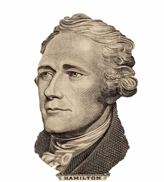 Portret van Alexander Hamilton, de Voorzitter van de V.S. — Stockfoto