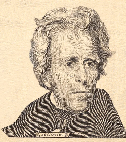 Retrato del presidente estadounidense Andrew Jackson —  Fotos de Stock