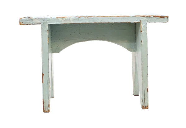 Beyaz arka planda izole edilmiş tahta sandalye — Stok fotoğraf