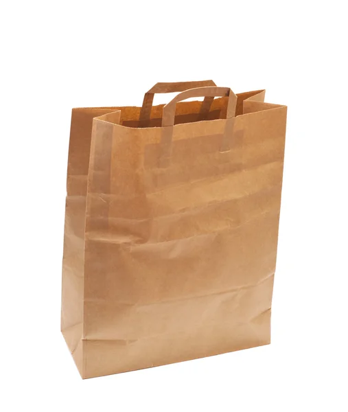 Reciclar saco de papel marrom — Fotografia de Stock