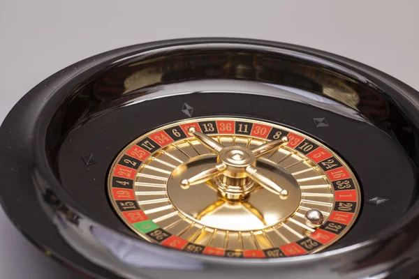 Roulette wheels in casino — Stock Photo, Image