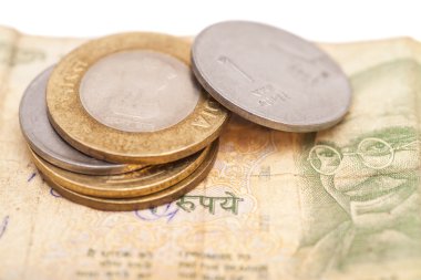 Hint para birimi Rupisi banknot ve madeni paraların