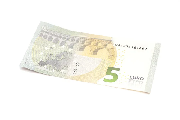 Nieuwe vijf euro biljet — Stockfoto