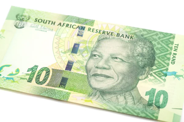 Ten South African Rand isolated — Stock Photo, Image