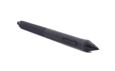 Siyah kablosuz stylus kalem tablet üzerinde beyaz için 