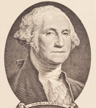 ABD 'nin ilk başkanı George Washington' ın portresi
